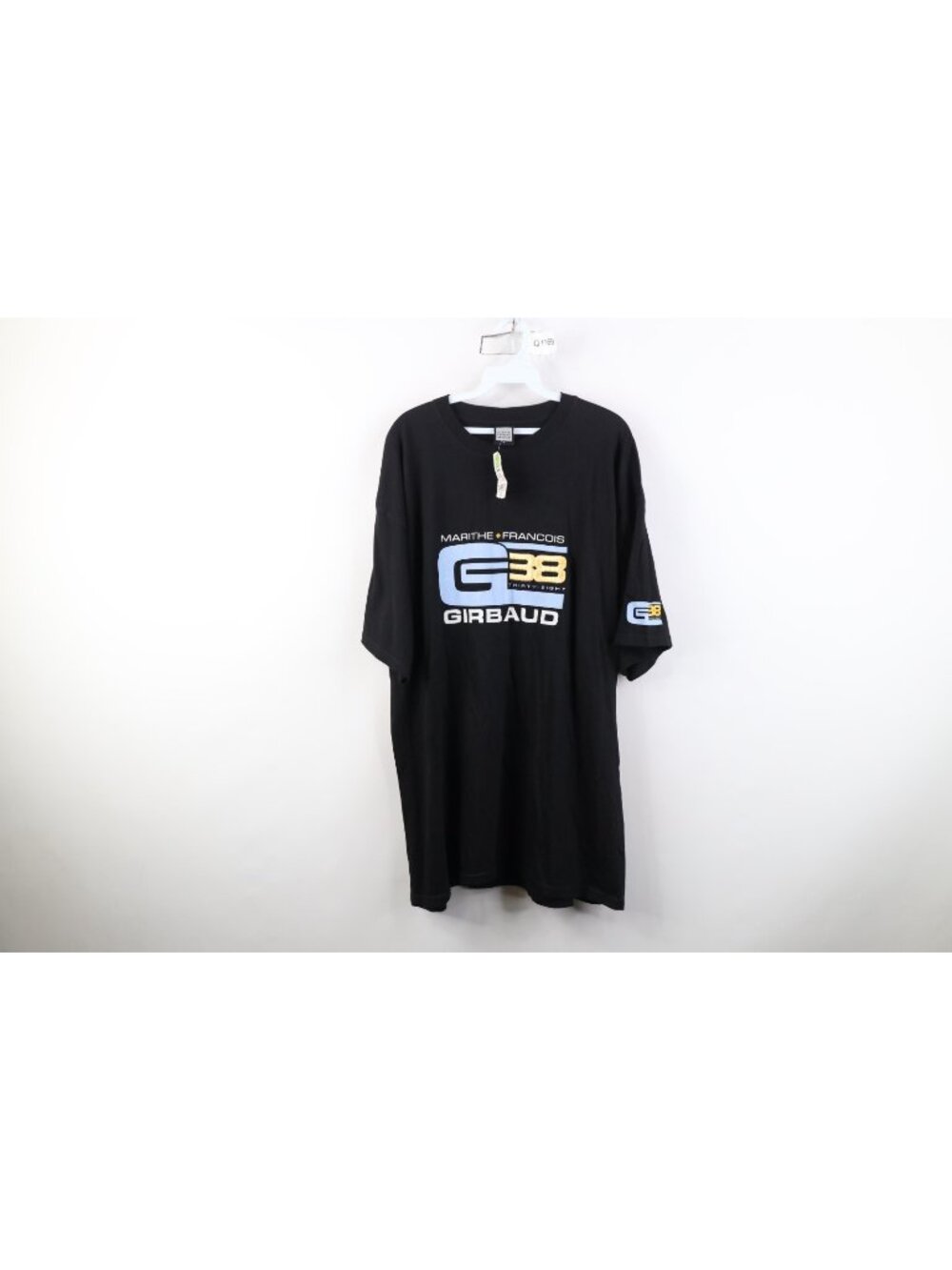 Vintage 90s Marithe Francois Girbaud Mens XL Spell Out Maze Baggy T-Shirt Black